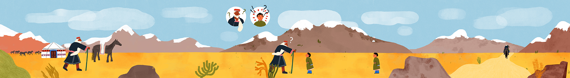 animation-background-landscape-sotrytelling-tales-mongolia-tent-horses-sky-mountains-child-old-man-illustration-violeta-noy